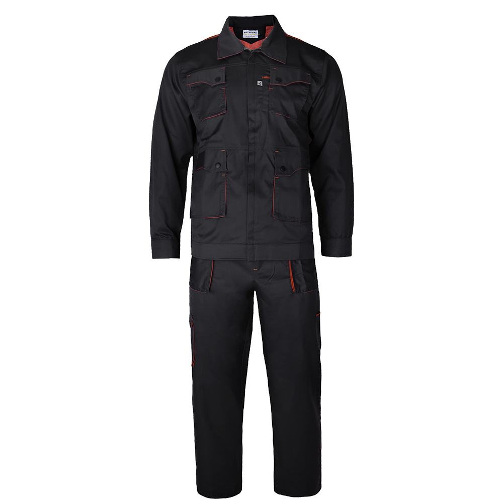 لباس کار مهندسی ست ورک اتم setwork (طوسی تیره-نارنجی)